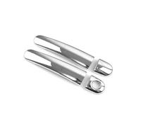 TOPOLVLCKC Embellecedor De Manija De Puerta Exterior Para Golf 4, Jetta, B&ora MK4 (1999-2004), Rabbit A4 1J, Passat B5 (1997-2005), Polo Lupo. Manijas Puerta(Silver B)