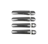 TOPOLVLCKC Embellecedor De Manija De Puerta Exterior Para Golf 4, Jetta, B&ora MK4 (1999-2004), Rabbit A4 1J, Passat B5 (1997-2005), Polo Lupo. Manijas Puerta(Carbon Texture 1)