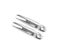 TOPOLVLCKC Embellecedor De Manija De Puerta Exterior Para Golf 4, Jetta, B&ora MK4 (1999-2004), Rabbit A4 1J, Passat B5 (1997-2005), Polo Lupo. Manijas Puerta(Silver A)