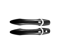 TOPOLVLCKC Embellecedor De Manija De Puerta Exterior Para I&nfiniti QX80 SUV 2014-2024, Con 1 Llave + 2 Orificios Para Llave Inteligente, Color Negro Brillante Manijas Puerta