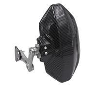 TOPOLVLCKC Extensión De Guardabarros Trasero De Motocicleta, Accesorios De Aluminio Para Y&amaha NMAX 155 2020-2023 Protector contra salpicaduras de motocicleta(GRAY)