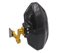 TOPOLVLCKC Extensión De Guardabarros Trasero De Motocicleta, Accesorios De Aluminio Para Y&amaha NMAX 155 2020-2023 Protector contra salpicaduras de motocicleta(Gold)