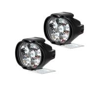 TOPOLVLCKC Faro Delantero Moto Faros Delanteros Universales Para Motocicleta De 12V Luz Delantera Trabajo Superbrillante Lámpara LED Antiniebla 1500LM (F)