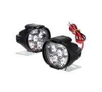 TOPOLVLCKC Faro Delantero Moto Faros Delanteros Universales Para Motocicleta De 12V Luz Delantera Trabajo Foco LED 10W Lámpara Antiniebla (6LED No switch)