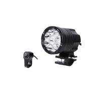 TOPOLVLCKC Faro Delantero Moto Luces Adicionales Universales Motocicleta Focos Delanteros Redondos Largo Alcance 12-80V 9 Chips Niebla/estroboscópica (B)