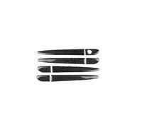TOPOLVLCKC For M&azda For CX-5 CX5 2017 2018 Carbon Fiber 4pcs Car Door Handle Cover Exterior Accessories Manijas Puerta(B)