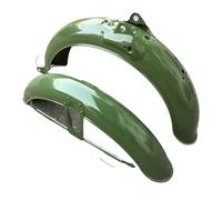 TOPOLVLCKC Guardabarros Delantero Y Trasero De Metal Para Motocicleta Para Jialing JL70 C70 De 70 Cc Protector contra salpicaduras de motocicleta(Green)
