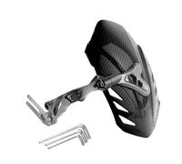 TOPOLVLCKC Guardabarros Trasero De Aleación Resistente Para Motocicleta Para Y&amaha Nmax 155 H&onda MSX125 Protector contra salpicaduras de motocicleta(Titanium Color)