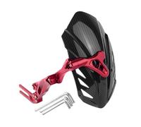 TOPOLVLCKC Guardabarros Trasero De Aleación Resistente Para Motocicleta Para Y&amaha Nmax 155 H&onda MSX125 Protector contra salpicaduras de motocicleta(Red)
