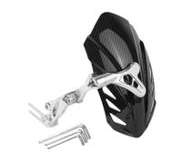 TOPOLVLCKC Guardabarros Trasero De Aleación Resistente Para Motocicleta Para Y&amaha Nmax 155 H&onda MSX125 Protector contra salpicaduras de motocicleta(Silver)