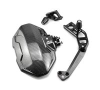 TOPOLVLCKC Guardabarros Trasero Para Motocicleta Para Y&amaha TMAX 530/560 2017-2025 Accesorios Para Marco De Matrícula Protector contra salpicaduras de motocicleta(Carbon Fiber B)