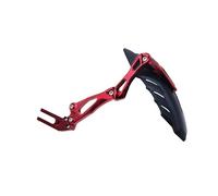 TOPOLVLCKC Guardabarros Trasero Universal Ajustable De Fibra De Carbono Para Motocicleta Para Y&amaha MT-07 09 Protector contra salpicaduras de motocicleta(Red)