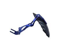 TOPOLVLCKC Guardabarros Trasero Universal Ajustable De Fibra De Carbono Para Motocicleta Para Y&amaha MT-07 09 Protector contra salpicaduras de motocicleta(Blue)