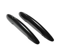 TOPOLVLCKC Juego De 2 Pegatinas Para Manija De Puerta De M&ini C&ooper S JCW F56 F57, Color Negro Brillante, Accesorios Exteriores Para Estilizar El Coche. Manijas Puerta(Gloss Black,With Hole and Lig