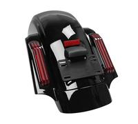TOPOLVLCKC Juego De Extensión De Guardabarros Trasero Motocicleta Para H&arley Touring Electra Road Street Glide FLHR FLH 2014-2023 Protector contra salpicaduras de motocicleta(Red)