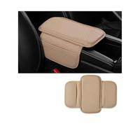 TOPOLVLCKC Organizador De Alfombrillas para Reposabrazos De Coche, Bolsa De Almacenamiento para Consola Central, para P&orsche Cayenne 958 2011-2014 Auto Center Console(Beige)