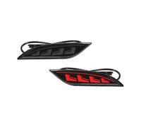 TOPOLVLCKC Para C&hevy Para Malibu XL 2016-2018 Luces Parachoques Trasero Luz Advertencia Freno Y Señal Giro luz antiniebla del parachoques trasero(Style B,Gray)