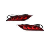 TOPOLVLCKC Para C&hevy Para Malibu XL 2016-2018 Luces Parachoques Trasero Luz Advertencia Freno Y Señal Giro luz antiniebla del parachoques trasero(Style B,Red)