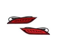 TOPOLVLCKC Para C&hevy Para Malibu XL 2016-2018 Luces Parachoques Trasero Luz Advertencia Freno Y Señal Giro luz antiniebla del parachoques trasero(Style A,Red)