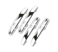TOPOLVLCKC Para C&hevy Traverse Impala Equinox GMC Terrain 2018-2020 Juego De Molduras Para Manija De Puerta Exterior Delantera Y Trasera De Coche, Color Plateado Cromado Manijas Puerta