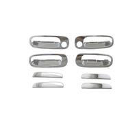 TOPOLVLCKC Para C&orolla Para AE110 Para AE111 1996 1997 1998 1999 2000 Accesorios De Coche Cromados Manija De Puerta Plateada Cubierta De Cuenco Embellecedor Estilo Pasta Manijas Puerta(4 door)
