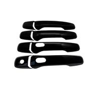 TOPOLVLCKC Para Explorer 2011 2012 2013 2014 2015 2016 2017 2018 2019 Cubierta De Manija De Puerta De Coche Pegatina Moldura Embellecedor Accesorio Protector Manijas Puerta(Black With Hole)