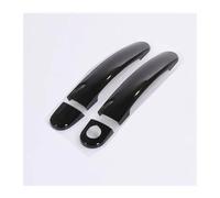 TOPOLVLCKC Para Golf 4, MK4, A4 1J 1997-2006, Cubiertas De Manijas De Puerta De Coche Cromadas En Negro Brillante, Accesorios Para Coche, Pegatinas De Estilo Manijas Puerta(Model 6 2pcs)