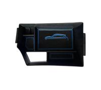 TOPOLVLCKC Para I&nfiniti QX50 QX55 2018 2019 2020 2021 2022 Caja Almacenamiento Central del Reposabrazos Caja Almacenamiento Reposabrazos La Puerta Auto Center Console(Blue Line Black)