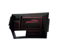 TOPOLVLCKC Para I&nfiniti QX50 QX55 2018 2019 2020 2021 2022 Caja Almacenamiento Central del Reposabrazos Caja Almacenamiento Reposabrazos La Puerta Auto Center Console(Red Line Black)