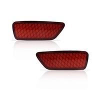 TOPOLVLCKC Para Jeep WK2 Grand Cherokee 2011-2021 Luces Reflectoras Parachoques Trasero Rojas Luces Traseras Freno Antiniebla Traseras luz antiniebla del parachoques trasero(A)
