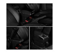 TOPOLVLCKC Para M&azda para Skyactiv para La Versión para CX3 para CX-3 Reposabrazos Caja Brazo Reposabrazos Consola Central Almacenamiento Auto Center Console(Single All Black)