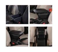 TOPOLVLCKC Para M&azda para Skyactiv para La Versión para CX3 para CX-3 Reposabrazos Caja Brazo Reposabrazos Consola Central Almacenamiento Auto Center Console(Single USB Black Red)