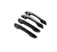 TOPOLVLCKC Para Peugeot 5008, MK2, P87, 2017, 2018, 2019, 2020, 2021, 2022, 2023, Cubiertas De Manijas De Puerta LHD, Pegatinas Protectoras Para Coche, Accesorios Exteriores Manijas Puerta(A 2 keyless