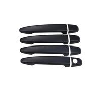 TOPOLVLCKC Para Runner 4 SUV 2009 2008 2007 2006 2005 2004 2003 1 Juego De Cubierta De Manija De Puerta Exterior Lateral De Coche, Ajuste Negro Mate Manijas Puerta
