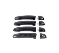 TOPOLVLCKC Para Suzuki Swift Maruti DZire 2011 2012 2013 2014 2015 2016, Manija De Puerta Inteligente Cromada, Cubierta De Coche, Accesorios Protectores, Pegatinas Manijas Puerta(1 Keyhole carbon)