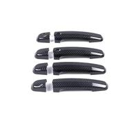 TOPOLVLCKC Para Suzuki Swift Maruti DZire 2011 2012 2013 2014 2015 2016, Manija De Puerta Inteligente Cromada, Cubierta De Coche, Accesorios Protectores, Pegatinas Manijas Puerta(2 Button carbon)