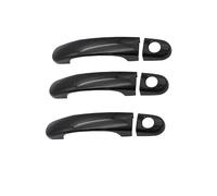 TOPOLVLCKC Para T*ouran MK1 2003-2015 2014 Cubierta De Manija De Puerta Cromo Brillo Negro Pegatinas Estilo Antióxido Accesorios Para Automóvil Gadget Manijas Puerta(A 3 Keyhole 3 Door)
