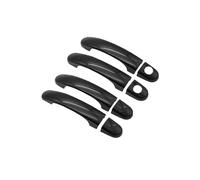 TOPOLVLCKC Para T*ouran MK1 2003-2015 2014 Cubierta De Manija De Puerta Cromo Brillo Negro Pegatinas Estilo Antióxido Accesorios Para Automóvil Gadget Manijas Puerta(B 2 Keyhole 4 Door)