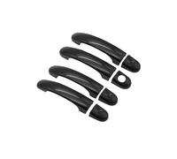 TOPOLVLCKC Para T*ouran MK1 2003-2015 2014 Cubierta De Manija De Puerta Cromo Brillo Negro Pegatinas Estilo Antióxido Accesorios Para Automóvil Gadget Manijas Puerta(B 1 Keyhole 4 Door)