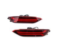 TOPOLVLCKC Para Tucson IX35 2015-2017 Reflector Parachoques Trasero Luz Trasera Luz De Freno Con Intermitentes luz antiniebla del parachoques trasero(B)