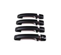 TOPOLVLCKC Para Tundra Sequoia 2008-2016 2017 2018 2019 2020 2021 1 Juego De Cubierta De Manija De Puerta Lateral De Coche, Ajuste De Plástico ABS Negro Mate Manijas Puerta