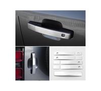 TOPOLVLCKC Pegatinas De Estilo Para L*and R*over Defender 90 110 2020-2025, Cubierta Cromada Para Manija De Puerta Exterior, Accesorio Embellecedor Para Manija De Puerta Manijas Puerta(110 silver)