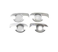 TOPOLVLCKC Pegatinas Decorativas Para Manija De Puerta De Coche, Cromadas Y Plateadas, Para C&orolla Altis 2008, 2009, 2010, 2011, 2012 Y 2013 Manijas Puerta(B Chrome Silver)