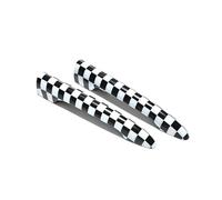 TOPOLVLCKC Pegatinas Decorativas Para Manija De Puerta Trasera De Coche, Accesorios Para M&ini, JCW, F54, R55, 2 Unidades Manijas Puerta(Grid,F54)