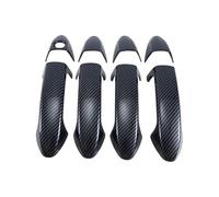 TOPOLVLCKC Pegatinas Para Manija De Puerta Exterior De Coche, Accesorios De Fibra De Carbono, Para Fiesta 2009, 2010, 2011 Y 2012 Manijas Puerta