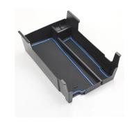 TOPOLVLCKC Reposabrazos Central para M&azda 3 2019-2023 2024, Caja De Almacenamiento, Alfombrilla De Goma Antideslizante, Accesorios Interiores Auto Center Console(Blue)
