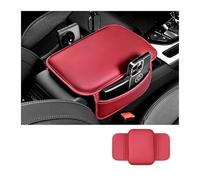 TOPOLVLCKC Reposabrazos De Coche con Cojín De Cuero Y Soporte para Codos para P&orsche, Taycan Y Panamera Auto Center Console(Red)