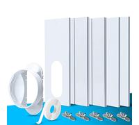 TOPOWN 5 Piezas Kit de Ventana Aire Acondicionado Portátil, Kit de Placas de Sellado de Ventana Corredera de Aire Acondicionado Portátil, Adecuado para Tubo de Escape de 5"/5,9" de diámetro