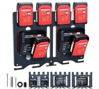 TOPOWN Soporte de pared 3 en 1 Pro para cargadores Einhell y batería de 18 V, para Power X-Change Charger, Twincharger, Fastcharger, Boostcharger