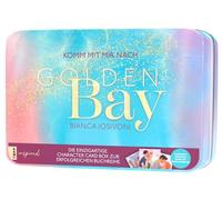 TOPP Golden Bay Character Card Box - Caja de Metal con 8 Tarjetas de Caracteres exclusivas con lámina Dorada, Leporello, Libro Diario y Hoja de Pegatinas de Transferencia, Color Blanco